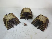 Simple Lizardmen dwellings 15mm