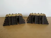 Lizardmen Step Houses 15mm