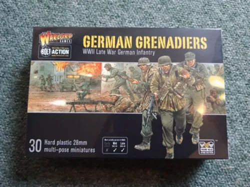 German Grenadiers plastic box set