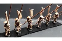 Ashigaru with Yari Advancing (12 figures)