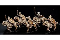 Delvian Cavalry with Sabres & Shields on Horses (16 figures)