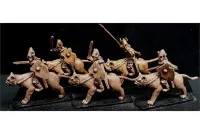 Delvian Cavalry with Sabres & Shields on Snow Tigers (16 figures)