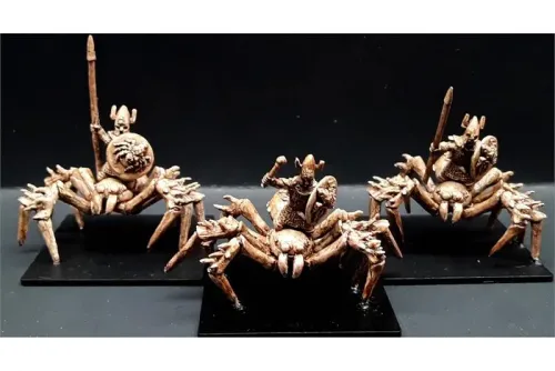 Delvian Ice Spider Riders (3 figures)