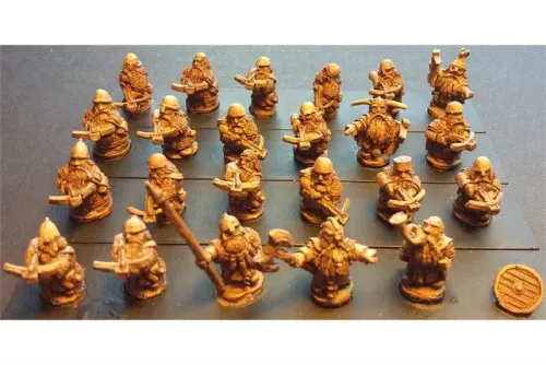 Dwarian Crossbowmen with Shields (35 figures)