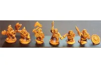 Dwarian Forge Levy Axemen with Shields (32 figures)