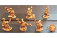 Dwarian Forgiven with Double Handed Axes (35 figures)