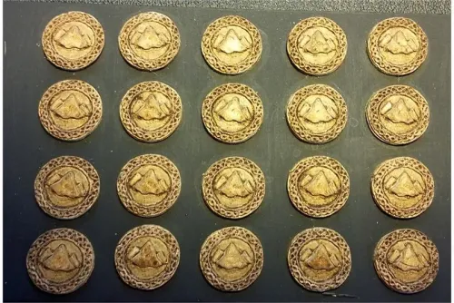 Dwarian Ornate Mountain Shields (20 Shields)
