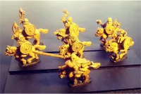 Dwarian Pony Cavalry with Axes and Shields (16 figures)