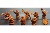 Dwarian Shame Bearers with Double Handed Axes (35 figures)