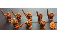 Dwarian Shame Bearers with Spears and Shields (35 figures)