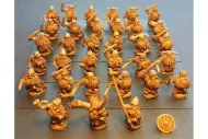 Dwarian Swordsmen with Shields (16 figures)