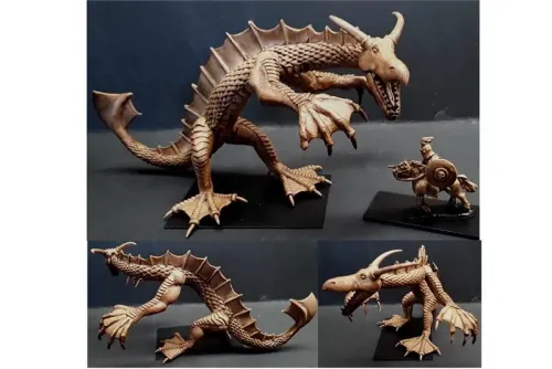 Elvian Lake Wyrm (1 figure)