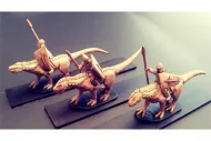 Elvian Wardens on Sentians (3 figures)