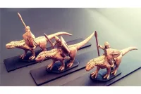 Elvian Wardens on Sentians (3 figures)