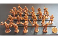 Frigian Axemen with Shields (35 figures)