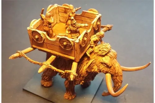 Frigian War Mammoth and Crew (1 figure)