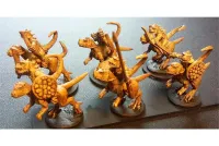 Scalian Cavalry with Bow on Unarmored Chameliex (16 figures)