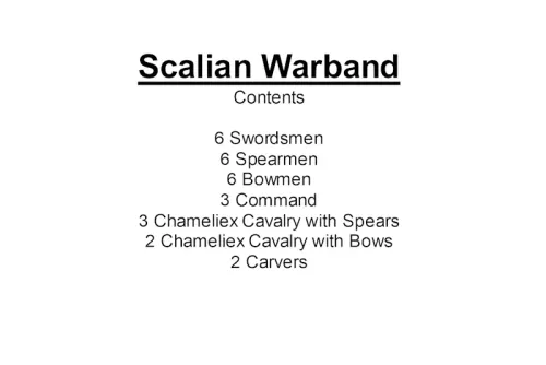 Scalian Warband (28 figures)