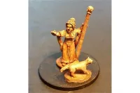 Wizard and Cat (2 figures)