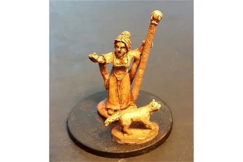 Wizard and Cat (2 figures)