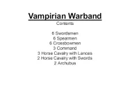 Vampirian Warband (28 figures)
