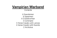Vampirian Warband (28 figures)