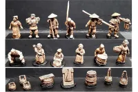 Working Villagers (12 figures plus Accessories)