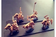 Wovian Cavalry with Swords and Shields on Rams (16 figures)